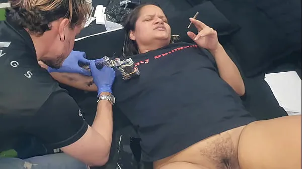 Big My wife offers to Tattoo Pervert her pussy in exchange for the tattoo. German Tattoo Artist - Gatopg2019 warm Tube