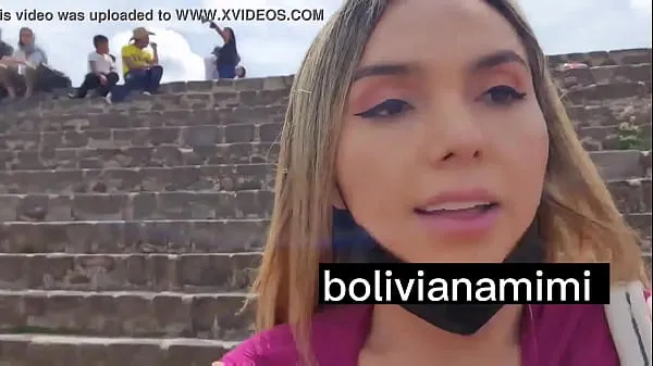 No pantys, all wet and masturbating at teotihuacan Full video on Tabung hangat yang besar