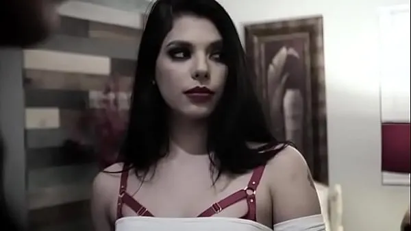 Große Teen Gina Valentina nimmt zwei Schwänze in einer Nacht - Ganzer Film aufwarme Röhre