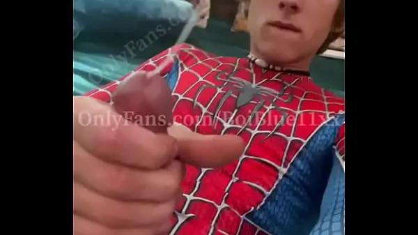 Big Spider boy shoots webs from his huge cock BoiBlue11xx warm Tube