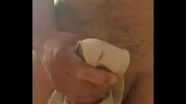 Big Jerking off with my mother-in-law's panties warm Tube