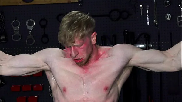 Hot Young Jock Jesse Stone Sentenced To Total Domination in BDSM Dungeon أنبوب دافئ كبير