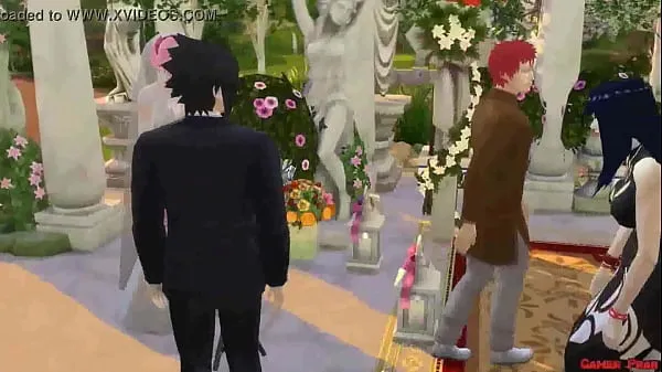 Ống ấm áp Naruto Hentai Episode 79 Sakura's Wedding Part 1 Naruto Hentai Netorare Wife in Wedding Dress Cheating Husband Cuckold lớn