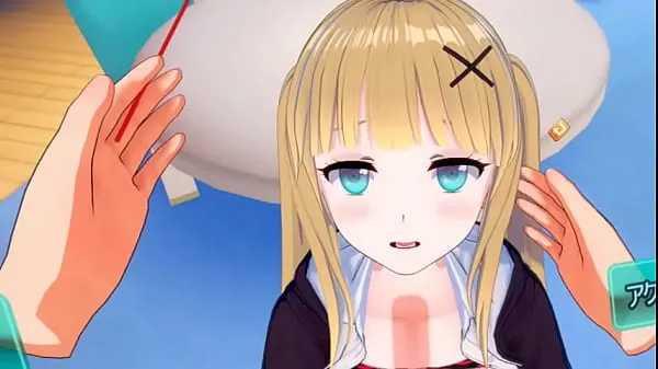 Stort Eroge Koikatsu! VR version] Cute and gentle blonde big breasts gal JK Eleanor (Orichara) is rubbed with her boobs 3DCG anime video varmt rör
