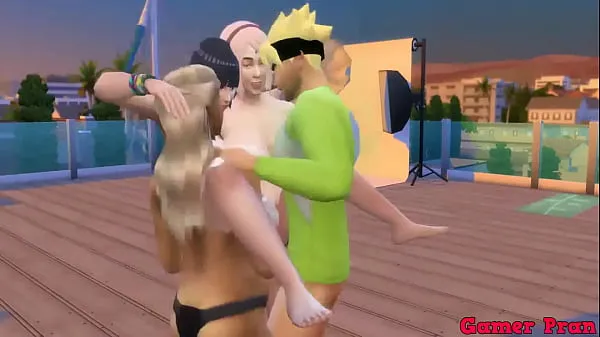 Velká and their Stepmothers Episode 4 On the last day of training he fucks sakura, hinata, and sunade in a threesome as he likes the most lots of milk for fat girls teplá trubice