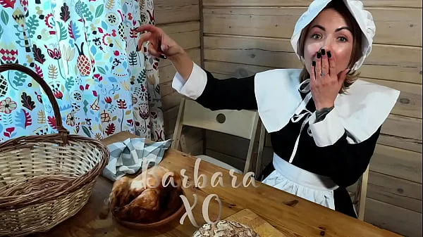 A short video about how the pilgrims actually spent Thanksgiving day أنبوب دافئ كبير