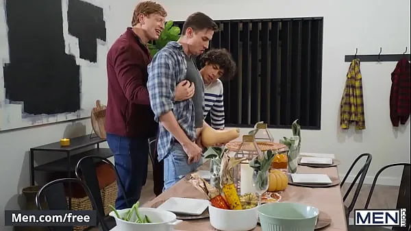 Friendsgiving Meeting With Nate Grimes And His Friends Ends Up In A Wild Raw Fucking Gay Party - Men Tabung hangat yang besar
