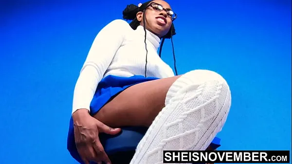 Ống ấm áp 2022 Cute Model Sheisnovember Lashawn Mosley Posing In Los Angeles During Photo Shoot Flashing Her Big Ass And Shaved Pussy, By JDG Pornart Studio, Wiggling Her Sexy Booty, White Cotton Panties To the Side Wedgie, Winking Anus by Msnovember lớn