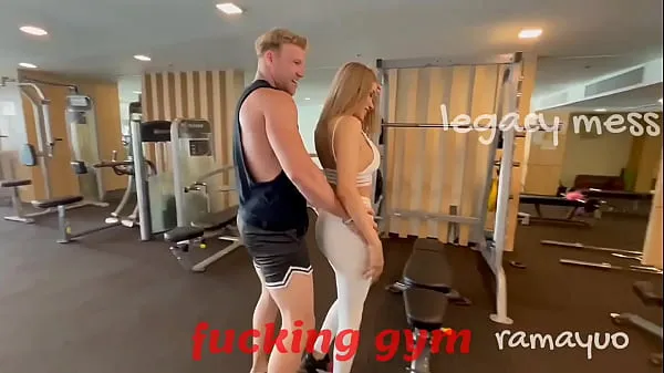 LEGACY MESS: Fucking Exercises with Blonde Whore Shemale Sara , big cock deep anal. P1 Tabung hangat yang besar