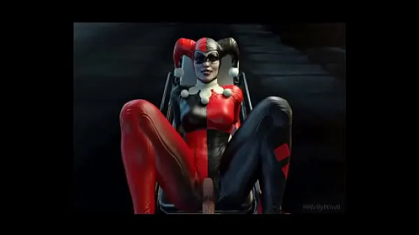 Grote Harley Quinn impregnated warme buis