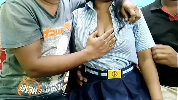 Stort Two boys fuck college girl|Hindi Clear Voice varmt rör