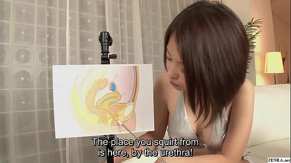 Bottomless Japanese adult video star squirting seminar أنبوب دافئ كبير