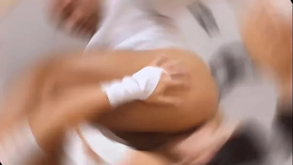 Big RIM4K. Man catches girl in bathroom and she pampers him with rimming warm Tube