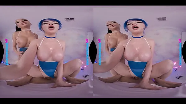Velká Pornstar VR threesome bubble butt bonanza makes you pop teplá trubice