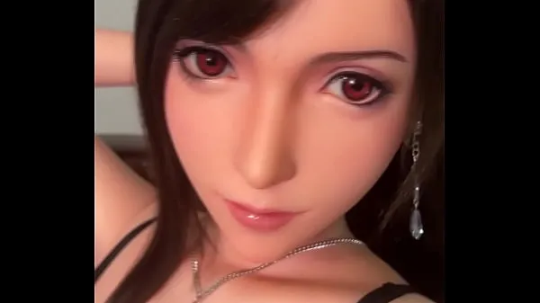 बड़ी FF7 Remake Tifa Lockhart Sex Doll Super Realistic Silicone गर्म ट्यूब