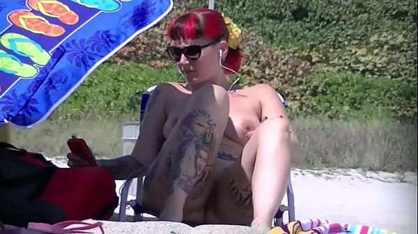 Μεγάλος Exhibitionist Wife & 172 - Morgan La Rue First Time At The Nude Beach Making A Voyeur Video For Her Husband θερμός σωλήνας