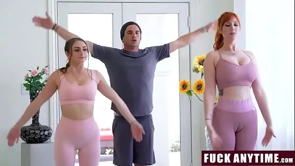 Stort FuckAnytime - Yoga Trainer Fucks Redhead Milf and Her as Freeuse - Penelope Kay, Lauren Phillips varmt rör