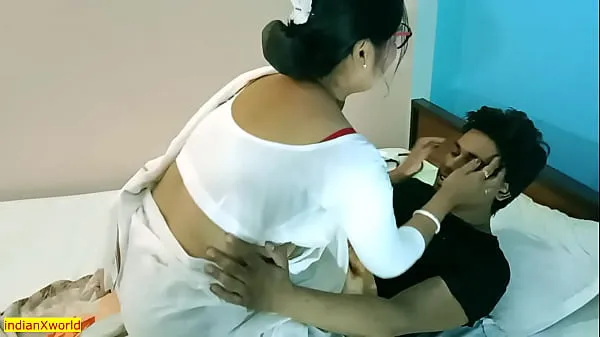 Velká Indian sexy nurse best xxx sex in hospital !! with clear dirty Hindi audio teplá trubice