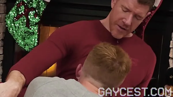 Ống ấm áp Gaycest - step Father and reconnect with butt plug and breeding lớn