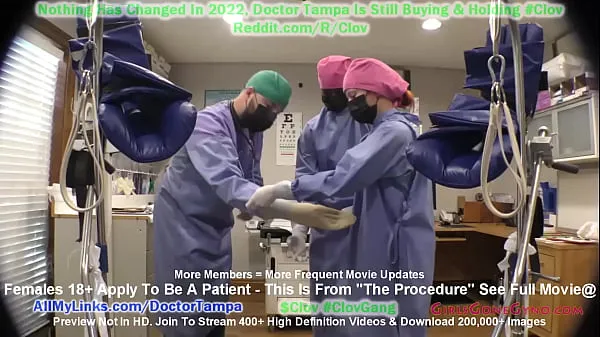 Duża You Undergo "The Procedure" At Doctor Tampa, Nurse Jewel & Nurse Stacy Shepards Gloved Hands .com ciepła tuba