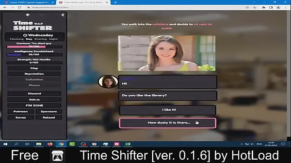 بڑی Time Shifter ( itchio Free) Visual Novel گرم ٹیوب