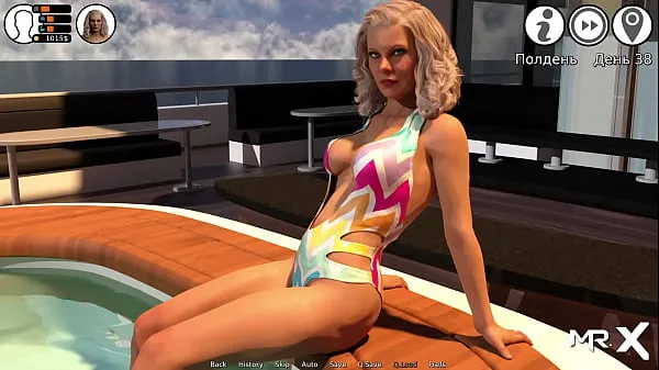 Grote WaterWorld - Tight swimsuit and sex in cabin E1 warme buis