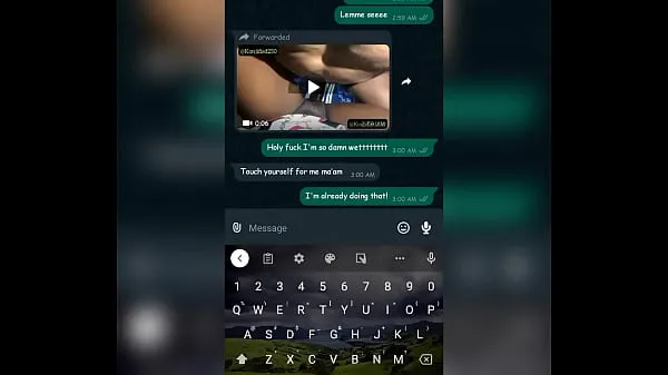 WhatsApp Sex Chat with my Uber Driver Tabung hangat yang besar