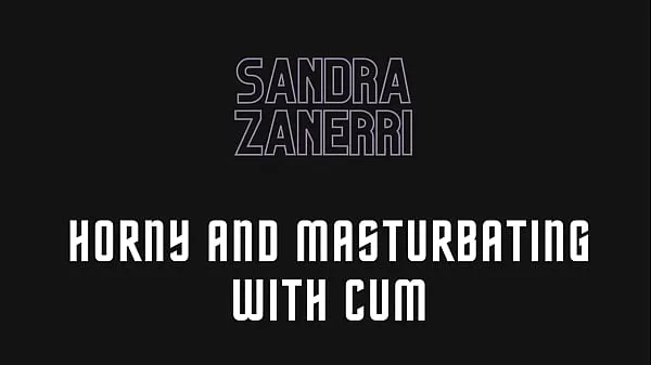 Big Sandra Zanerri lingerie alone horny and masturbating with cum warm Tube