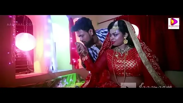 Velká Hot indian adult web-series sexy Bride First night sex video teplá trubice