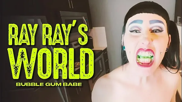 RAY RAY XXX gets weird with some chewing gum أنبوب دافئ كبير