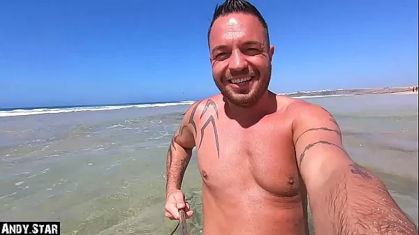 ANDY-STAR ON HOLIDAY AND FUCK OUTDOOR أنبوب دافئ كبير
