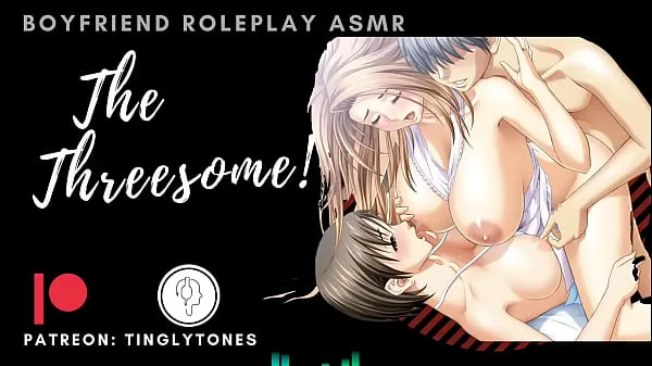 Stort The Threesome! Can't Stop Cumming! Two Girls One Guy. Boyfriend Roleplay ASMR. Male varmt rør