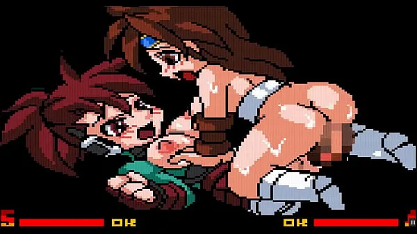 Ống ấm áp Climax Battle Studios fighters [Hentai game PornPlay] Ep.1 climax futanari sex fight on the ring lớn