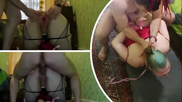 Velika Dude ties up and anal fucks a neighbor with a big ass in BDSM style topla cev