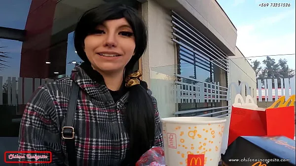Stort Youtuber goes to fast food and ends up fucking varmt rör