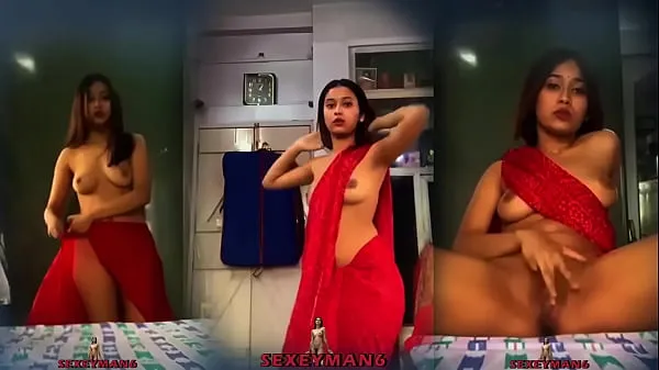 Suuri Desi girl Dance and Masturbation lämmin putki