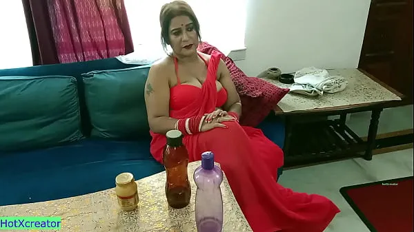 Grande Indian quente Milf Malkin desfrutando de sexo duro romântico quente com servo tubo quente