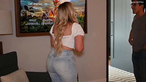 Ống ấm áp Watch This)) Moms Friend Uses Her Big White Girl Ass To Make You CUM!! | Jenna Mane Fucks Young Guy lớn