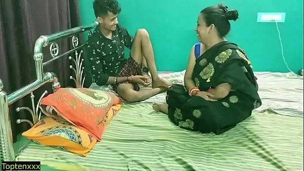 Suuri Indian hot wife shared with friend! Real hindi sex lämmin putki