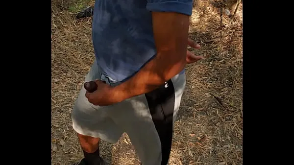 Big horny Alan caught jerking off in public park. Fking hot handsome guy masturbates. Muscle stud jerking off in publi3 warm Tube