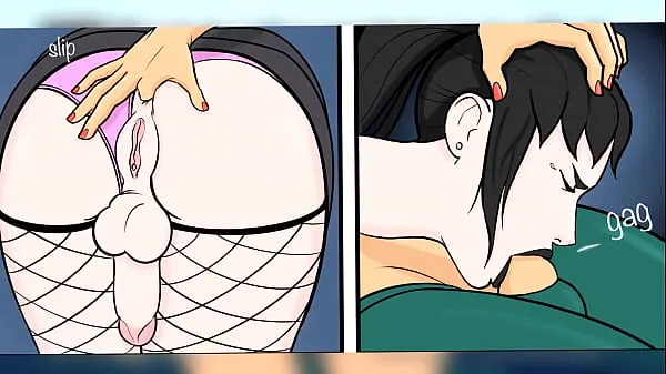 MOTION COMIC - Her StepDaughter - Part 2 - Futanari Girl Gets A Blowjob From Her Girlfriend Tabung hangat yang besar