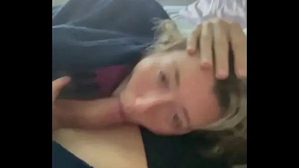Big Waking him up with a blowjob warm Tube