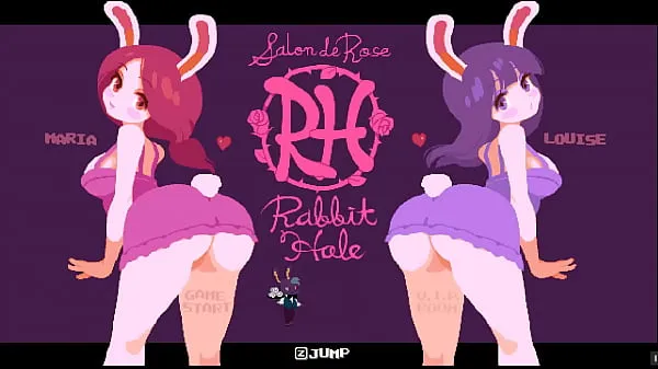 Rabbit Hole [Hentai game PornPlay ] Ep.1 Bunny girl brothel house Tiub hangat besar