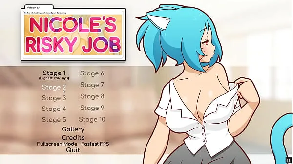 Nagy Nicole Risky Job [Hentai game PornPlay ] Ep.2 fondling tits to attract more customers meleg cső