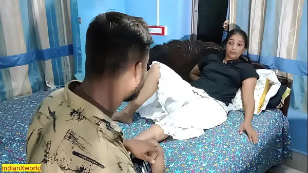 Suuri Beautiful bhabhi roleplay sex with local laundry boy! with clear audio lämmin putki