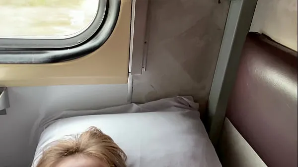 Big Stepmom did not wait for her husband and decided to fuck her stepson right on the train warm Tube