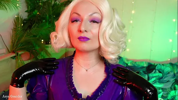 بڑی Latex Fetish Video: Ripped Rubber Gloves - Blogger Blonde Pin Up MILF Arya گرم ٹیوب