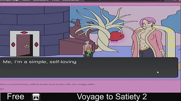 큰 Voyage to Satiety 2 (free game itchio ) Visual Novel 따뜻한 튜브