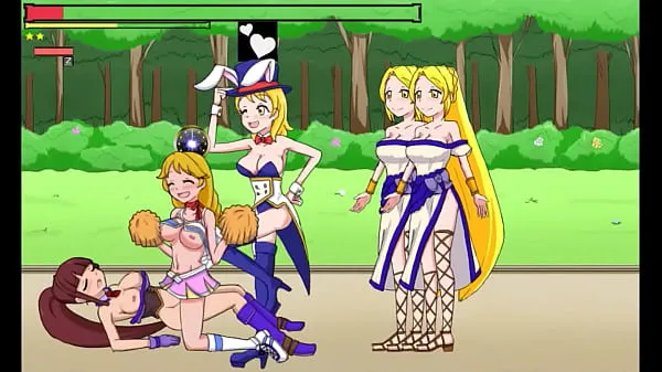 Shemale ninja having sex with pretty girls in a hot hentai game video Tabung hangat yang besar