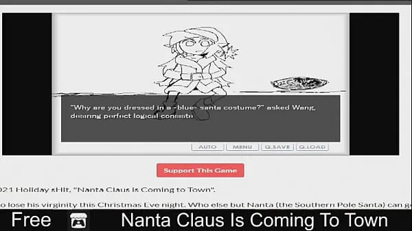 Big Nanta Claus Is Coming To Town (free game itchio ) Adult, Christmas, Erotic, NSFW warm Tube